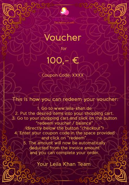 Voucher of 100 €